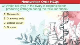 Menstruation Cycle MCQs: Test Your Skills! #menstruation  #MCQs #womenhealth