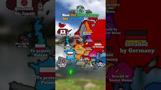 How did your country get involved in ww2? #europe #geography #mapping #countries