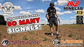 So Many Signals In The Medieval Corner! I Metal Detecting I Minelab Manticore I UK History Finders