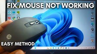 How To Fix Mouse Not Working In Windows 11