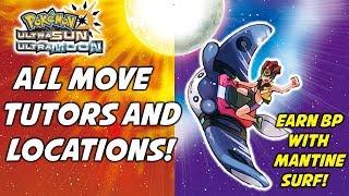 All Move Tutors and Locations in Pokémon Ultra Sun and Ultra Moon! How to Earn BP!