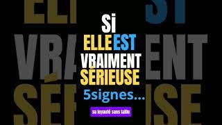 5signes quand une femme est sérieuse vraiment #conseils #motivation #amour #comment #femme #5signes