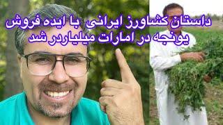 داستان کشاور ایرانی که با فروش یونجه در امارات میلیاردر شد #استارتاپ #اختراعات #ایده_پرداز