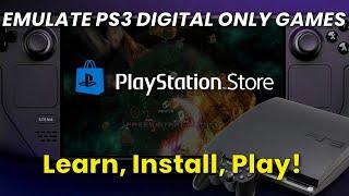 Steam Deck: PS3 Digital Only Game Emulation Tutorial (feat EmuDeck, RPCS3 and Super Stardust HD)