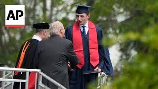 Barron Trump graduates from private school in Florida with parents in attendance