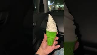 #mcdonalds giving green #icecreamcone for #pakistanindependenceday
