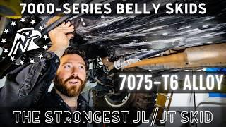 The Strongest Jeep JL/JT Belly Skids: 7075-T6 Aluminum (7000-Series + UHMW)