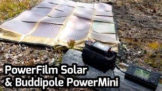 Buddipole PowerMini charge controller & PowerFilm Solar