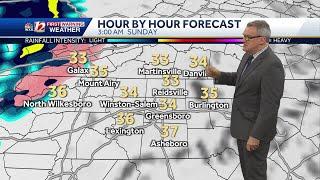 WATCH: Chilly Saturday, winter weather for mountains early Sunday