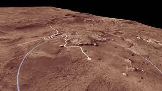 Mars 2020 Landing Site: Jezero Crater Flyover