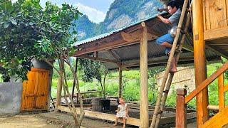 Technique for making wooden house, roofing mede of corrugated iron-How  build a new space/XuanTruong