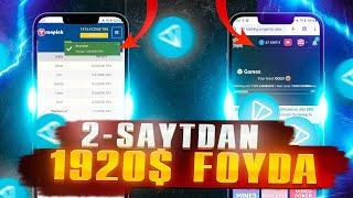 DAXSHAT 2 SAYTDAN 1920$ ISHLAB OLDIK | INTERNETDA SARMOYASIZ PUL ISHLASH #DAXSHAT