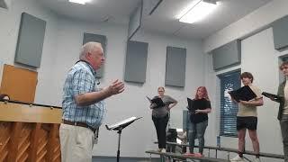 Dr. Jeff Parker, Choral Conductor - ASU Beebe Rehearsal 4-28-25, Part 1