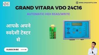 Suzuki Grand Vitara VDO 24C16 (HEXEDIT 5.0b) - SWADESHI