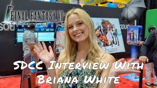 Final Fantasy VII Remake — SDCC Interview With Briana White (Aerith Gainsborough)