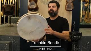 16" Professional Goat Head Tunable Bendir Drum Percussion Instrument NTB-440