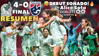 México Femenil vs Tailandia Femenil  RESUMEN  29.10.2024 Buen Partido Amistoso • FINAL 4-0 