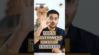 Top 5 Govt. Jobs for Engineers/B.Tech in 2023 #shorts #youtubeshorts #btechjobs #governmentjobs