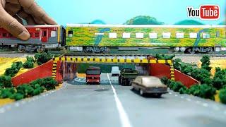 Indian Railways HO Scale Miniature Model Train | Indian Miniature Train Model | train video