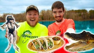 Frog VS Alligator Taco Challenge