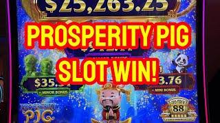 PROSPERITY PIG SLOT MACHINE | Huge Win |  Poor Boy Slots