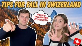 10 TIPS for visiting Switzerland in the FALL | Avoid these common mistakes + planning guide!