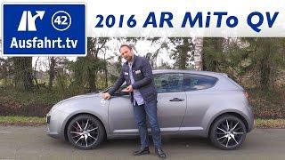 2016 Alfa Romeo MiTo QV - Fahrbericht der Probefahrt, Test, Review Ausfahrt.tv