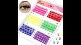 Diy Colorful Cluster Lashes