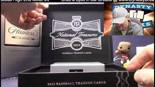 2023 Flawless National Treasures Baseball Card 5 Box Case Break #4   Sports Cards