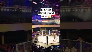 Bosnian Bombshell KO 1st round at LFA 152