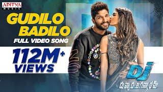 Gudilo Badilo Full VideoSong |DJ Duvvada Jagannadham || Allu Arjun DSP  Hits | Aditya Music