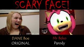 ORIGINAL VS PARODY - SCARY FACE!