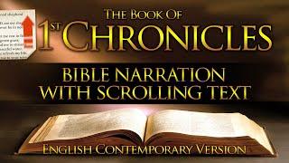 Holy Bible: 1st Chronicles - Bible Narration with Text (Contemporary Version)