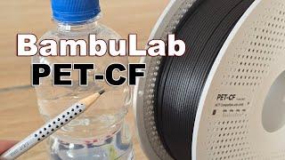 BambuLab PET-CF filament review. But how does it compare to PPA-CF?