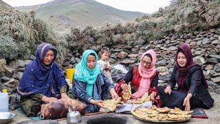 Exploring Afghanistan's nomadic Lifestyle | Making Butter and Cooking Village Style Food in  Tandoor