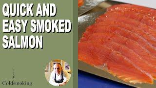 Quick & Easy COLD SMOKED SALMON - Easy method Cold Smoked Salmon