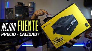 La mejor fuente GAMER para PC ¿Precio - Calidad? Review completo CORSAIR CV650 80 PLUS