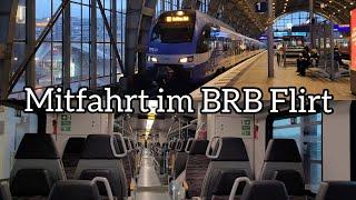 Mitfahrt im Flirt 3 (BR1429) der bayrischen Regiobahn auf den RE2