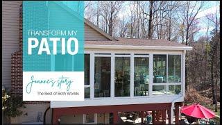 Patio Enclosures - The Best of Both Worlds: Windows & Screens - Enjoy Nature all Year Long