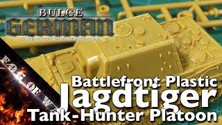 Review | Jagdtiger Tank-Hunter Platoon 1/100 (15mm) - GBX179 | Flames of War: Bulge: German