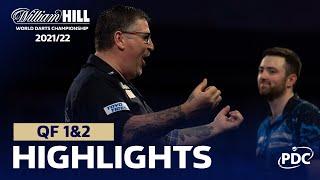 TON-PLUS GALORE! | Quarter-Finals 1&2 | 2021/22 William Hill World Darts Championship