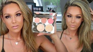 JACLYN HILL X BECCA Champagne Collection Eye & Face Palette| Makeup Tutorial & First Impression