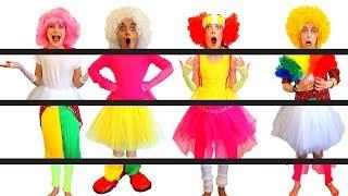 WE'RE MIXED UP! PUT OUR CIRCUS OUTFITS TOGETHER AGAIN Challenge By The Norris Nuts