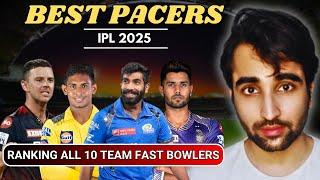 Strongest FAST Bowling Lineup in IPL 2025 ? Ranking All 10 Teams | KKR | CSK | RCB | MI | SRH | DC