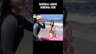 양양에서 서핑이 유행하는 이유 #서핑 #양양 #양양여행