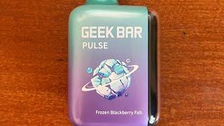 Frozen blackberry fab geek bar pulse review