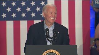 Joe Biden jokes about his performance at presidential debate