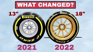 Formula One Tires 2021 vs 2022 - Explained