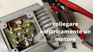 electrically connect a three-phase asynchronous motor