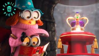 The Minions Attempt to Steal the Crown Jewels | Minions